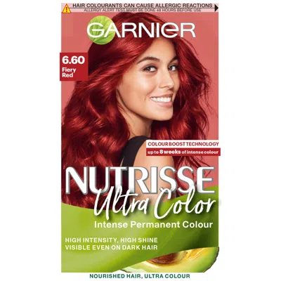 Garnier Nutrisse Permanent Hair Dye (various Shades) - 6.60 Ultra Fiery Red