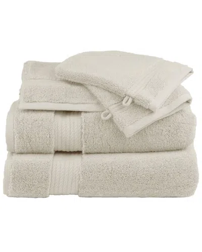 GARNIER THIEBAUT GARNIER THIEBAUT ALONDRA 6PC 600GSM ZERO TWIST COTTON BATH SET