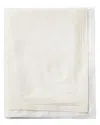 Garnier Thiebaut Isaphire Diamant Blanc Cotton Sateen Pillow Sham In Multi