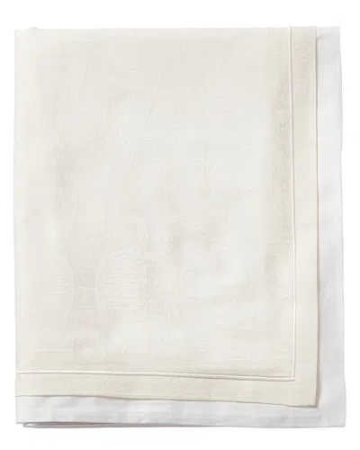 Garnier Thiebaut Isaphire Diamant Blanc Cotton Sateen Pillow Sham In Multi