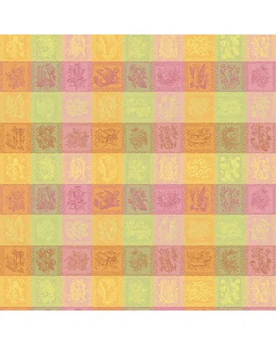 GARNIER THIEBAUT GARNIER THIEBAUT MILLE ABECEDAIRE CHATOYANT FRENCH TABLECLOTH
