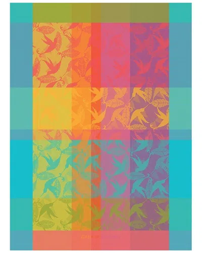 Garnier Thiebaut Mille Colibris Tor Antilles Set Of 2 Kitchen Towels In Multi
