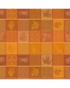 Garnier Thiebaut Mille Tutti Frutti Ocre Round French Tablecloth