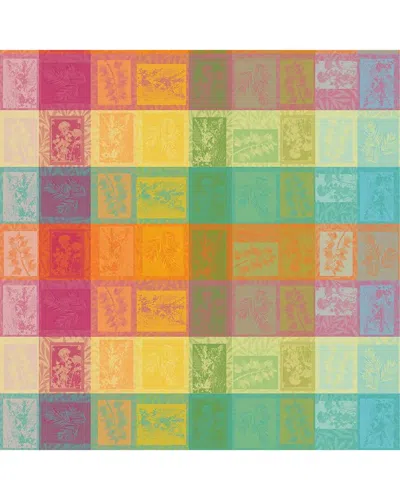 GARNIER THIEBAUT GARNIER THIEBAUT MILLE VEGETAUX ARC EN CIEL FRENCH TABLECLOTH