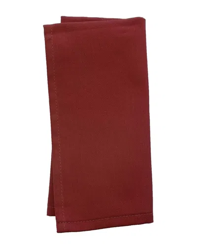 GARNIER THIEBAUT GARNIER THIEBAUT SET OF 6 CONFETTIS AUBERGINE NAPKINS