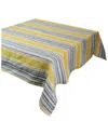 Garnier Thiebaut Sombrilla Curry French Tablecloth In Gray
