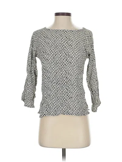 Pre-owned Garnish 3/4 Sleeve Blouse In Gray
