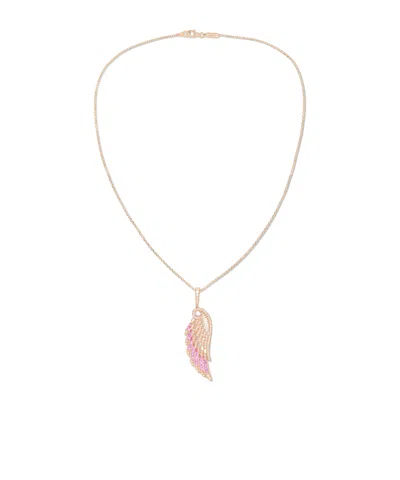 Garrard 18-karat Rose Gold, Sapphire And Diamond Necklace In Multi