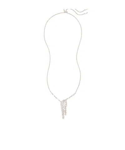 Garrard 18-karat White Gold, Mother-of-pearl And Diamond Necklace In Silver