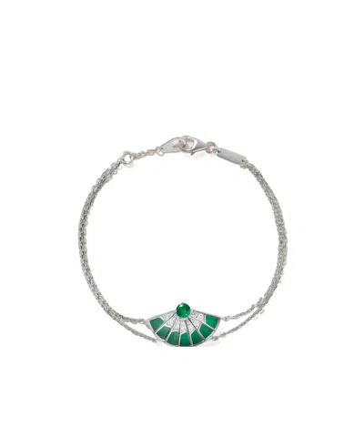 Garrard Fanfare Symphony 18-karat White Gold Multi-stone Bracelet
