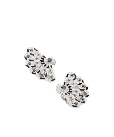 Garrard Fanfare Symphony 18-karat White Gold, Spinel And Diamond Earrings