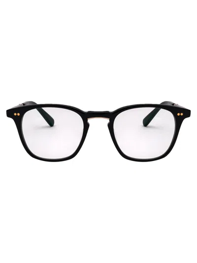 Garret Leight Black Acetate Glasses
