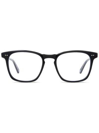 Garrett Leight Alder Square-frame Glasses In Black