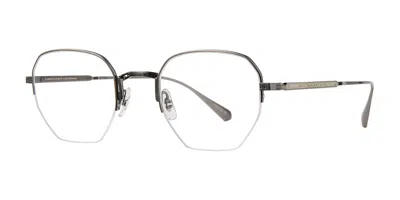 Garrett Leight Alma J Pw Men's Glasses Grey Size 47 - Free Lenses - Blue Light Block Available In Gray