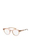 Garrett Leight 오드리 캣아이 프레임 안경 In Brown