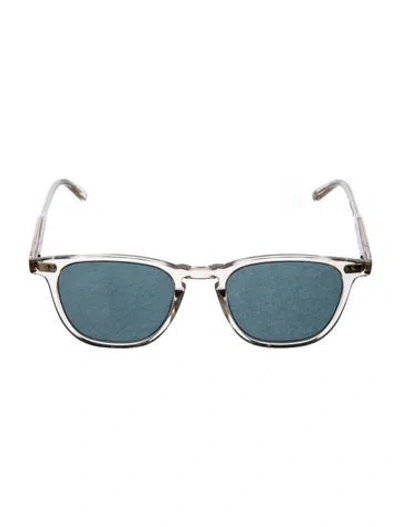 Pre-owned Garrett Leight Aviator Tinted Sunglasses