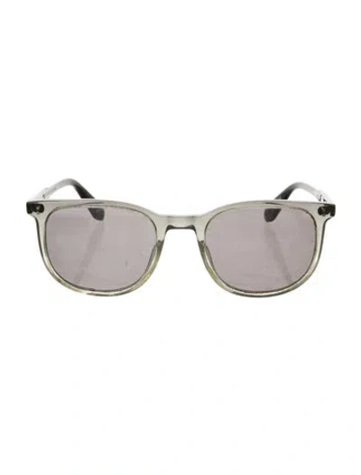 Pre-owned Garrett Leight Bentley Wayfarer Sunglasses In Gray