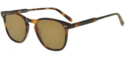 Pre-owned Garrett Leight Broadway Sun Brown Semi-flat/pure Green(spbrnsh/sfpgn) Sunglasses