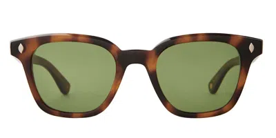 Garrett Leight Broadway Sun Spbrnsh/sfpgn Men's Sunglasses Tortoiseshell Size 49