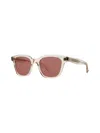 Garrett Leight Broadway Sunglasses In Pink