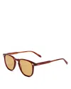 Garrett Leight Brooks Ii Sunglasses In Tortoise/orange Solid