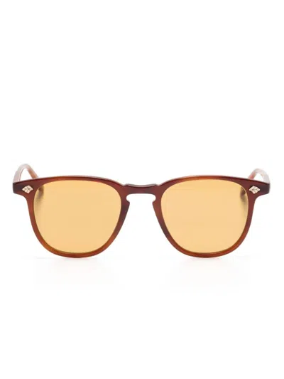 Garrett Leight Brooks Ii Sonnenbrille In Brown