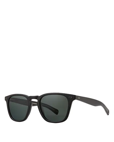 Garrett Leight Brooks Square Sunglasses, 48mm In Green