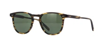 Pre-owned Garrett Leight Brooks Sun Matte Storm Tortoise/pure G15 (mstmt/pg15) Sunglasses