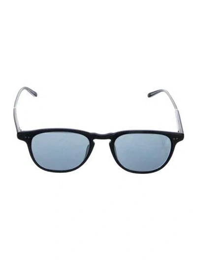 Pre-owned Garrett Leight Brooks Wayfarer Sunglasses In Black