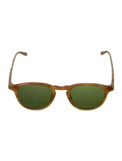 Pre-owned Garrett Leight Brooks Wayfarer Sunglasses In Neutral