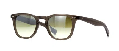 Pre-owned Garrett Leight Brooks X Black Glass/olive Layered Mirror (blgl/olvlm) Sunglasses