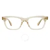 Garrett Leight Buchanan Demo Square Unisex Eyeglasses 1136 Bre 49
