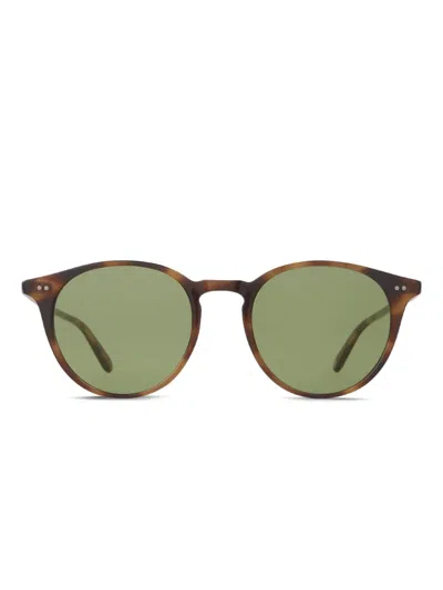 Garrett Leight California Clune 圆框太阳眼镜 In Brown