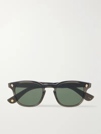 Garrett Leight California Optical Ace D-frame Acetate Sunglasses In Brown