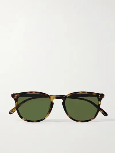 Garrett Leight California Optical Kinney Round-frame Tortoiseshell Acetate Sunglasses In Multi