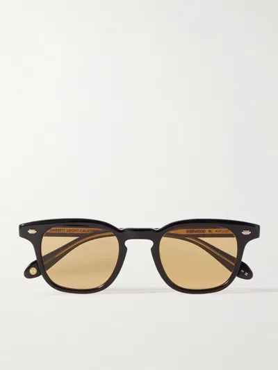 Garrett Leight California Optical Sherwood D-frame Acetate Sunglasses In Black