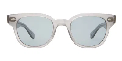 Garrett Leight Canter Sun Mllg/pblu Men's Sunglasses Grey Size 47