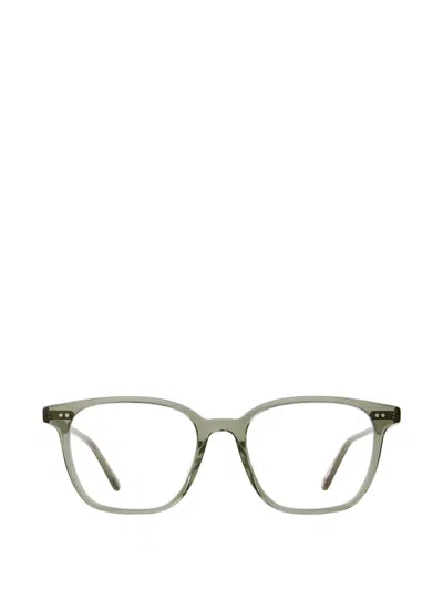 Garrett Leight Carina Square-frame Glasses In Green