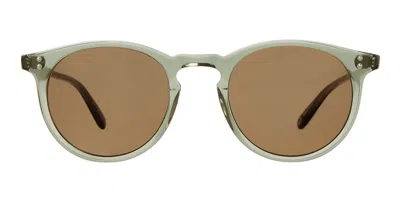 Garrett Leight Carlton Sun Jun/mag Men's Sunglasses Green Size 47
