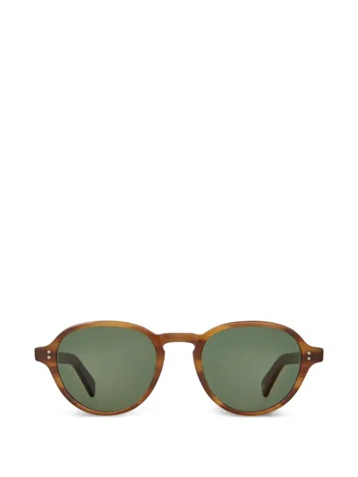 Garrett Leight Casillas Round-frame Sunglasses In Brown