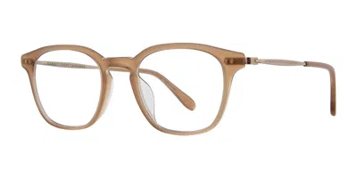 Garrett Leight Clark J Fwn-g Men's Glasses Brown Size 48 - Free Lenses - Blue Light Block Available