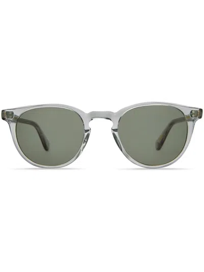 Garrett Leight Clement Sun Bio Smoke In Grau