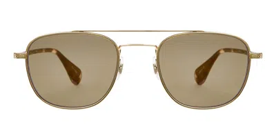 Garrett Leight Clubhouse Ii Sun G-emt/cl Men's Sunglasses Gold Size 51
