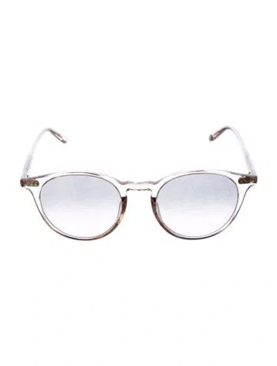 Pre-owned Garrett Leight Clune Round Sunglasses
