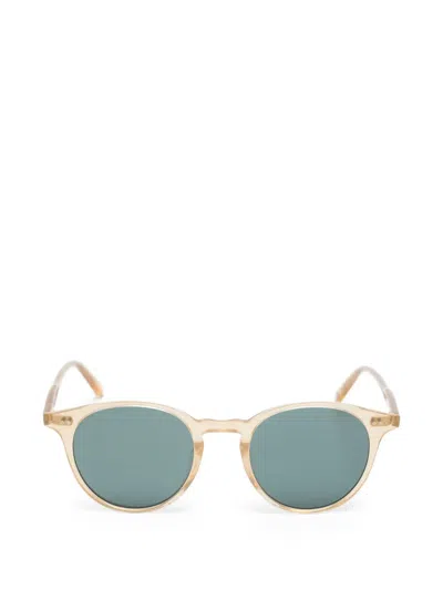 Garrett Leight Clune Round-frame Sunglasses In Brown