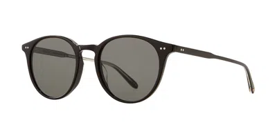 Garrett Leight Clune Sun Bk/sfpgy Men's Sunglasses Black Size 49