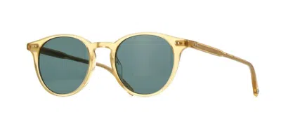 Pre-owned Garrett Leight Clune Sun Blonde/semi-flat Blue (b/sfbs) Sunglasses