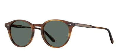 Pre-owned Garrett Leight Clune Sun True Demi/semi-flat G15 Green (td/sfpg15) Sunglasses