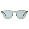 Garrett Leight Clune X Sun Pure Blue Phantos Sunglasses 2129 Jun/pblu 47