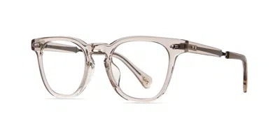 Garrett Leight Dean C Whi-pw Men's Glasses Brown Size 47 - Free Lenses - Blue Light Block Available
